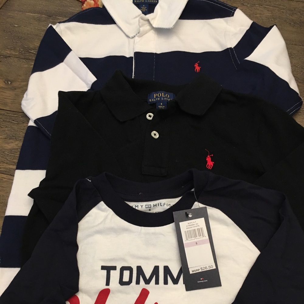 Boys Polo long sleeve tops (3)